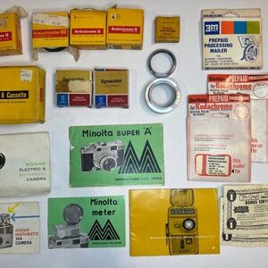 Vintage Photography Items Kodak 8mm Movie Film Boxes Dynacolor Kodachrome Duex